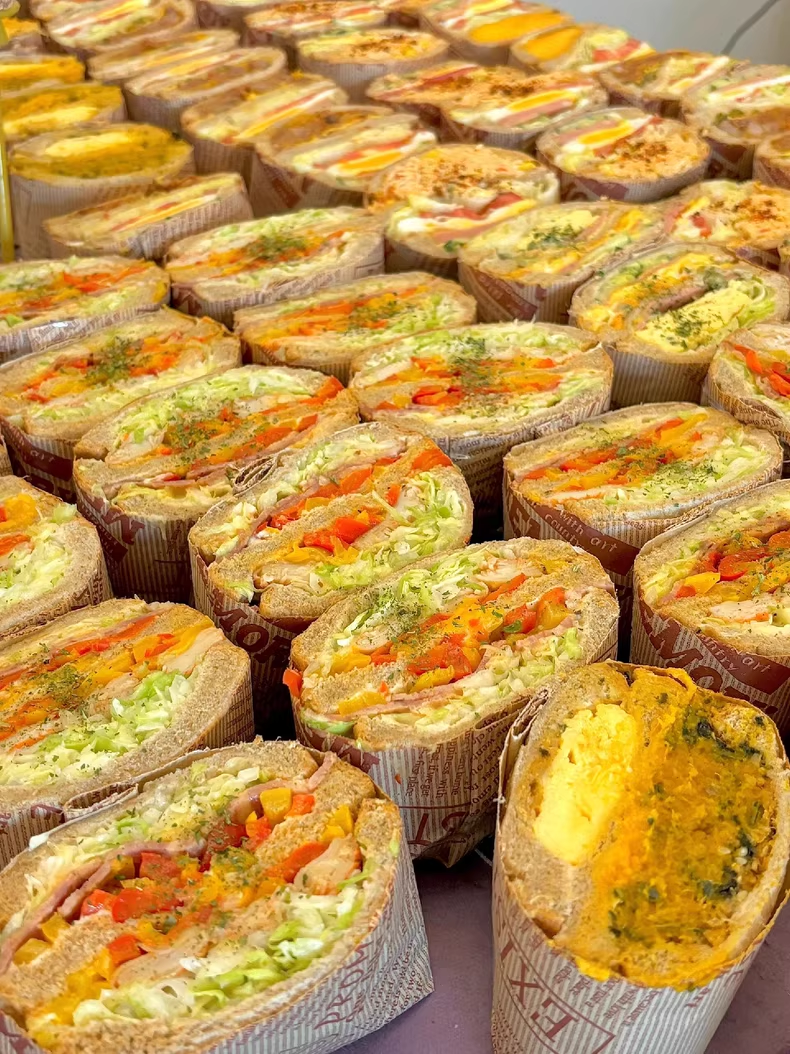 小红书571三明治教程视频带材料链接早餐