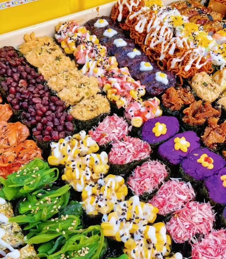 超全寿司教程技术配方一元寿司摆摊专用