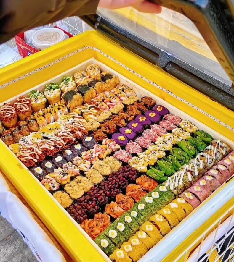 超全寿司教程技术配方一元寿司摆摊专用