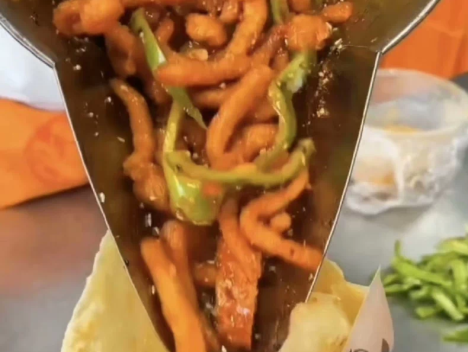 闫妈街边小吃爆款香酥鸡柳饼技术教程