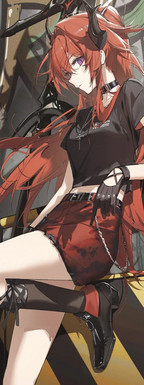 动漫壁纸 | 乌云被风揉碎，散成天边淡紫色的絮