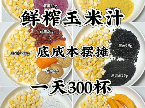 一天卖500杯的玉米汁商用配方