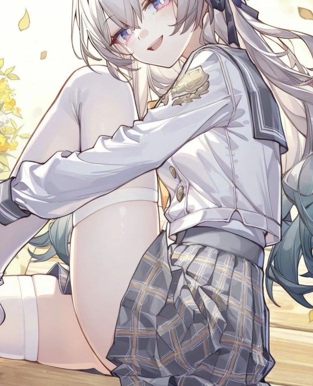 动漫壁纸 | 松烟墨染尽山河，独留白处是你眉眼轮廓